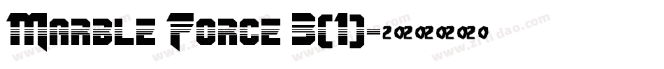 Marble Force 3(1)字体转换